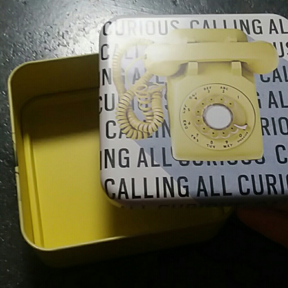 VSCO cute tin box along with mini bag